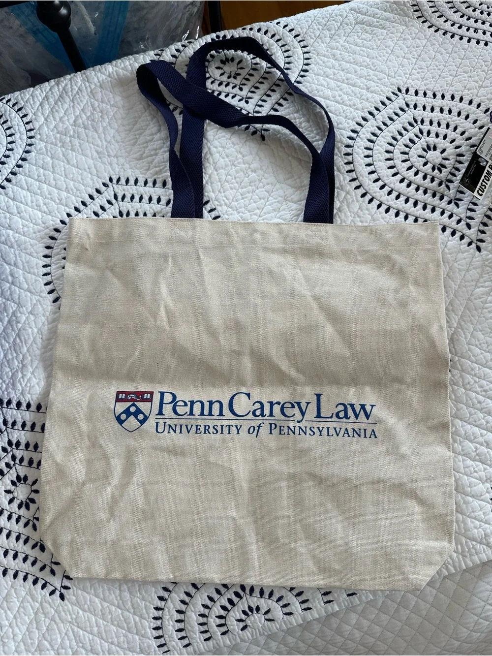 Penn Carey Law Tote Bag + Stickers